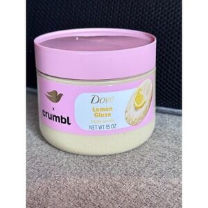 Dove x Crumbl Lemon Glaze Body Scrub 15 Ounces LIMITED EDITION New Sealed